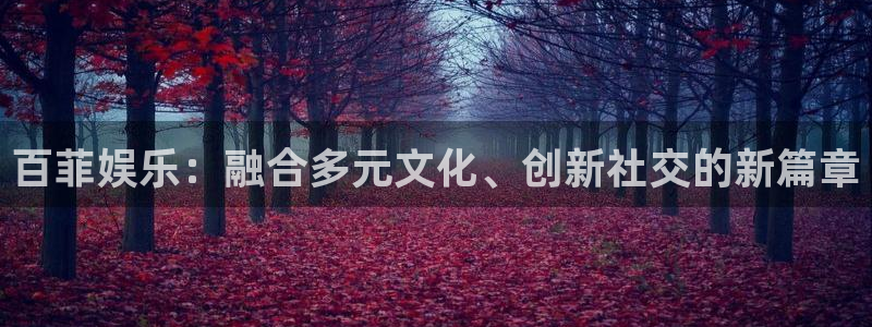 富邦娱乐：百菲娱乐：融合多元文化、创新社交的新篇章